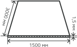 Лист нержавеющий  1,5х1500х3000 мм.  AISI 201 (12Х15Г9НД) холоднокатаный,  матовый